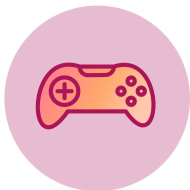 Oyun çubuğu web simgesi, vektör çizim