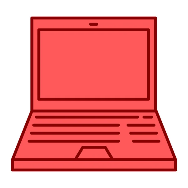 Laptop Computer Technologie Ikone Vektor Illustration Grafik Design — Stockvektor