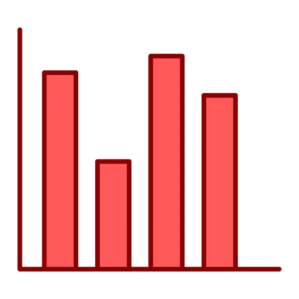 Icona Del Grafico Aziendale Illustrazione Isolato Segno Vettoriale Simbolo — Vettoriale Stock