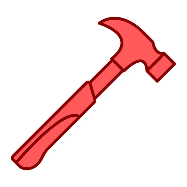 Hammer Icon Isometric Construction Tools Vector Illustration — Stock vektor