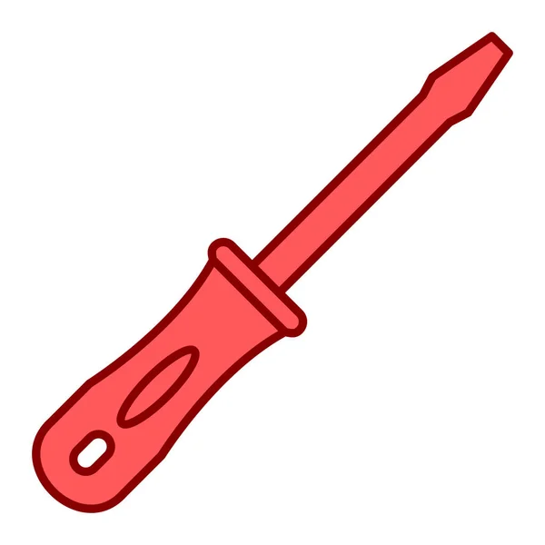 Screwdriver Icon Vector Illustration — Stock Vector