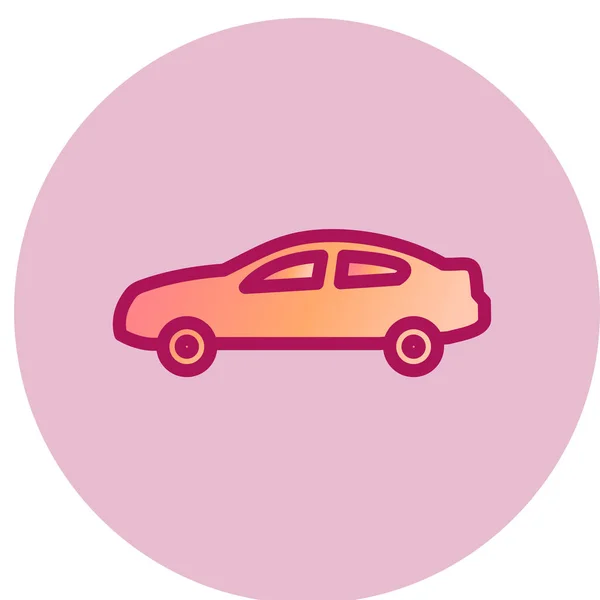 Icono Taxi Vector Ilustración — Vector de stock