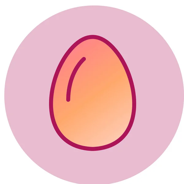 Egg Icon Illustrazione Vettoriale — Vettoriale Stock