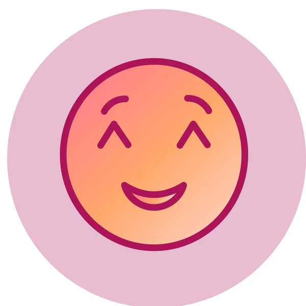 Shy Face Icon Vector Illustration — 스톡 벡터
