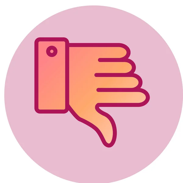 Dislike Icon Vector Illustration — Stock Vector