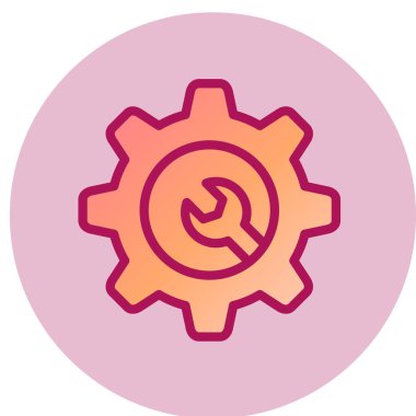 bakım web simgesi, vektör çizim