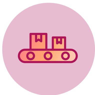 Modern b 'nin vektör illüstrasyonu depo simgesinden yoksun