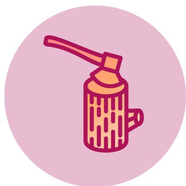 Ağaç Kesme Ağı simgesi, vektör illüstrasyonu