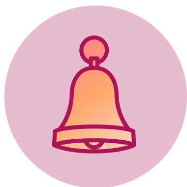 Çan simgesi vektör illüstrasyonu