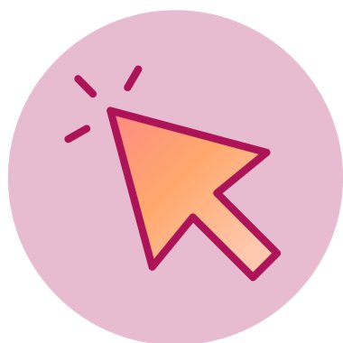 imleç web simgesi, vektör çizim