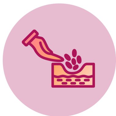 Tohum ağ simgesi, vektör illüstrasyonu