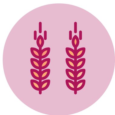 Grains web simgesi, vektör illüstrasyonu