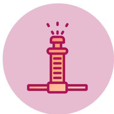 Fıskiye Ağı simgesi, vektör çizimi