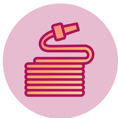 Hortum ağı simgesi, vektör illüstrasyonu