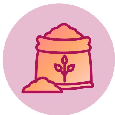 Gübre ağı simgesi, vektör illüstrasyonu