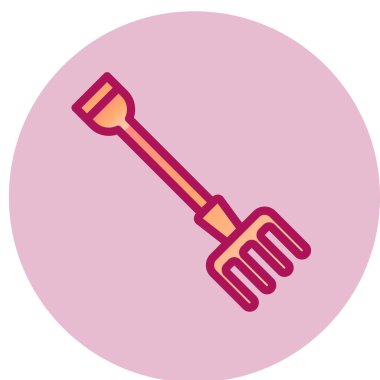 Çatal ağ simgesi, vektör illüstrasyonu