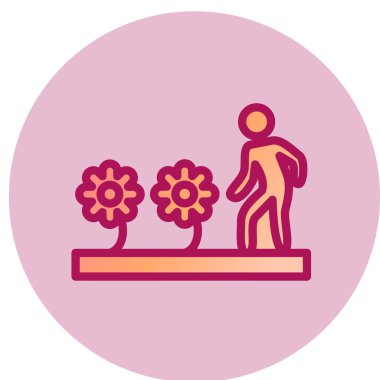 Tarım web simgesi, vektör illüstrasyonu