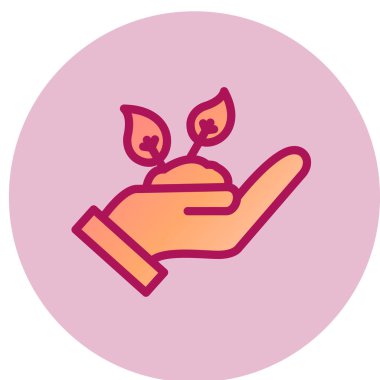 Replant ağ simgesi, vektör illüstrasyonu