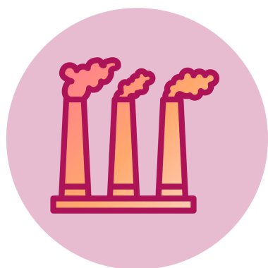 Kirlilik web simgesi, vektör illüstrasyonu