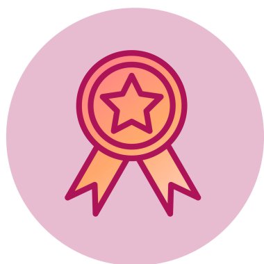 ödül web simgesi, vektör illüstrasyonu