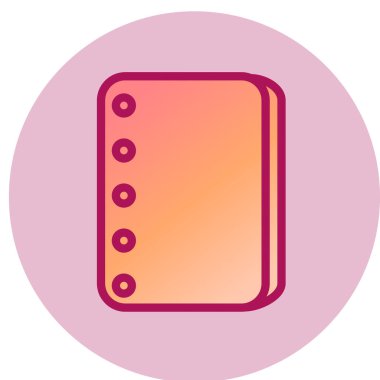 Günlüğü web simgesi, vektör çizim
