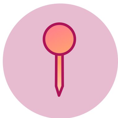 pin ağ simgesi, vektör illüstrasyonu