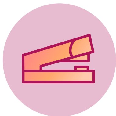 Stapler web simgesi, vektör illüstrasyonu