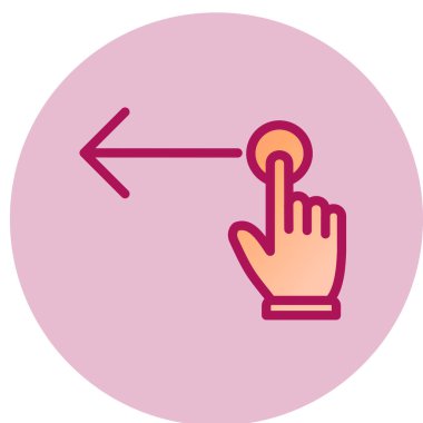 Basit simge, vektör illüstrasyonunu göster 