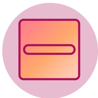 Basit simge, vektör illüstrasyonunu küçült 