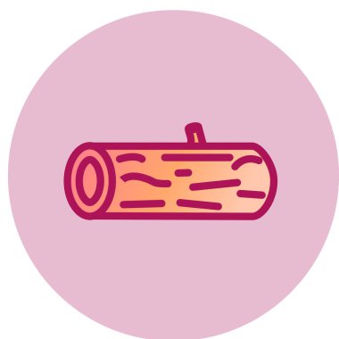 Günlük kaydı simgesi, vektör illüstrasyonu 