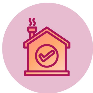 Ev Kullanılabilir basit simge, vektör illüstrasyonu 