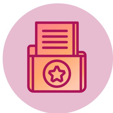 Günlük basit simge, vektör illüstrasyonu 