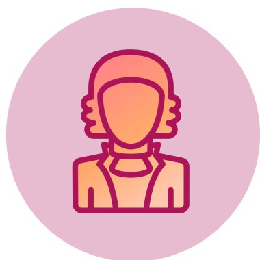 Yargıç simgesi, vektör illüstrasyonu