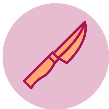 Bıçak ikonu. vektör illüstrasyonu