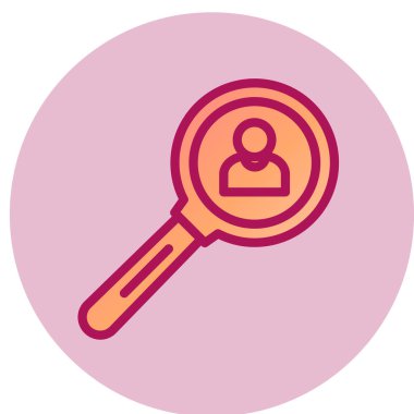 Arama simgesi vektör illüstrasyonu