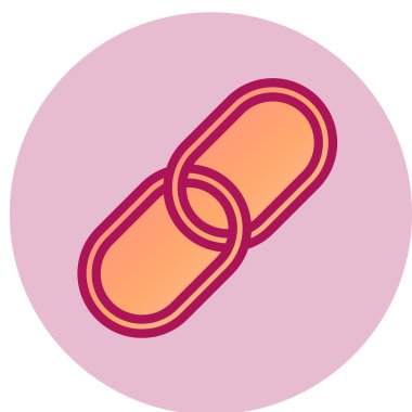 bağlantı simgesi vektör illüstrasyonu