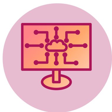 Simge, vektör illüstrasyonu hesaplanıyor