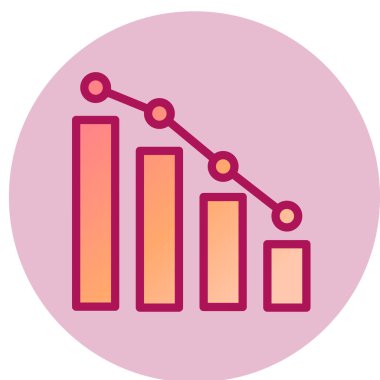 iş grafiği vektör illüstrasyonu