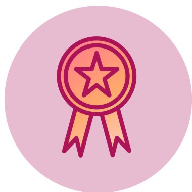 ödül rozeti, vektör illüstrasyonu