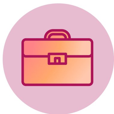 evrak çantası ikonu vektör illüstrasyonu