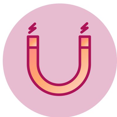 mıknatıs simgesi vektör çizimi