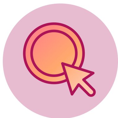 imleç simgesi vektör illüstrasyonu