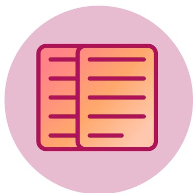 belge simgesi vektör illüstrasyonu