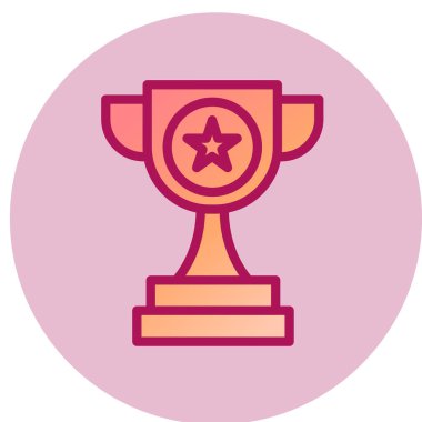 kupa simgesi, konsept illüstrasyon, taslak sembol