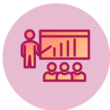 sunum tahtası, vektör illüstrasyonu