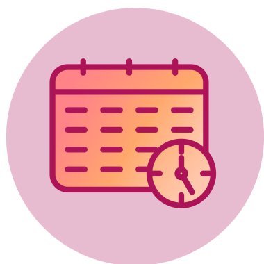 Takvim web simgesi. vektör tasarımı