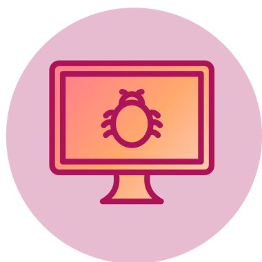 Hata ayıklama simgesi, vektör çizimi