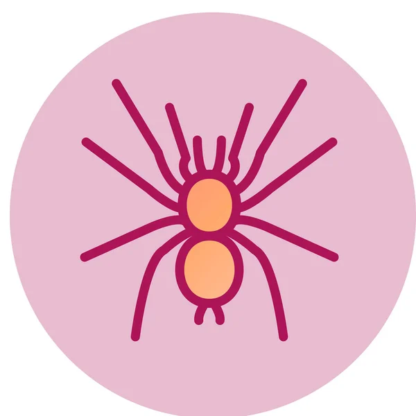 Spider Simple Icon Vector Illustration — Διανυσματικό Αρχείο