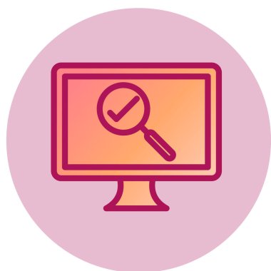 Düzeltme simgesi, vektör illüstrasyonu