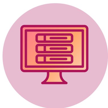 Proje simgesi, vektör illüstrasyonu